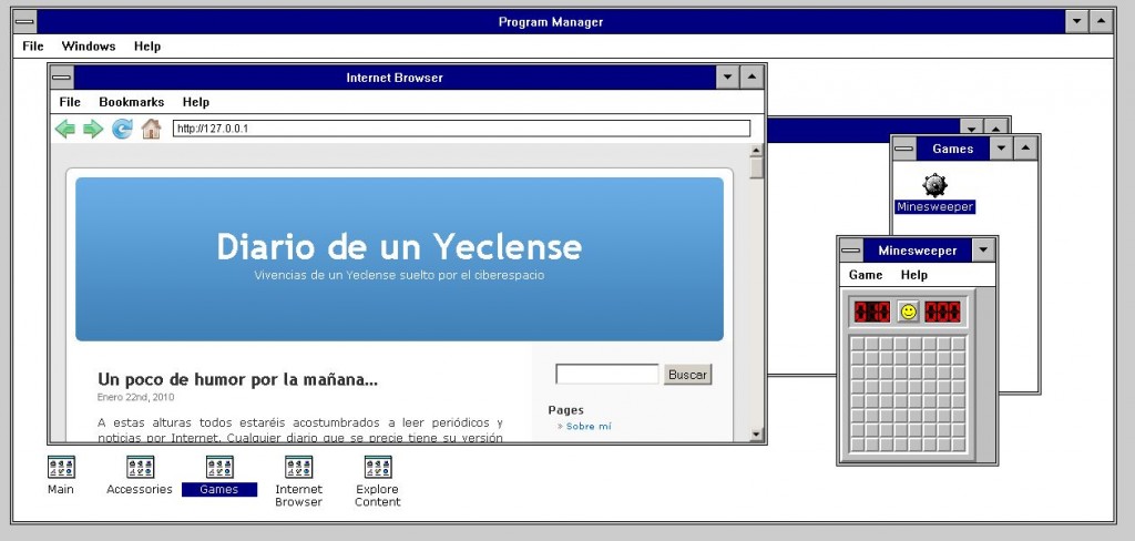 Windows 3.1 en tu navegador