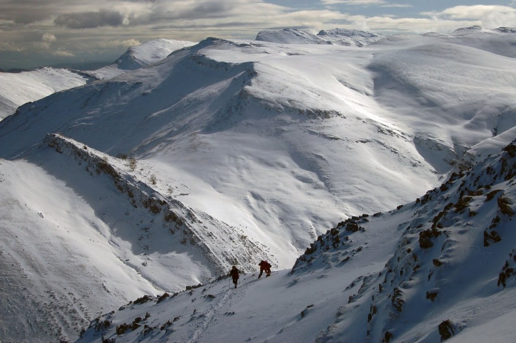 Vista de la sierra de Aralar